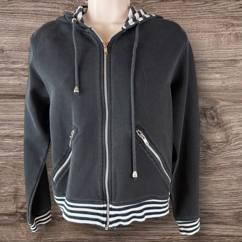 Sport Sweatshirt Jacket Women's Small full zip Comfy Effortless Casual (909)